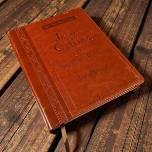 Jesus Calling Sarah Young Thomas Nelson Publishing Used Leather Large Edition